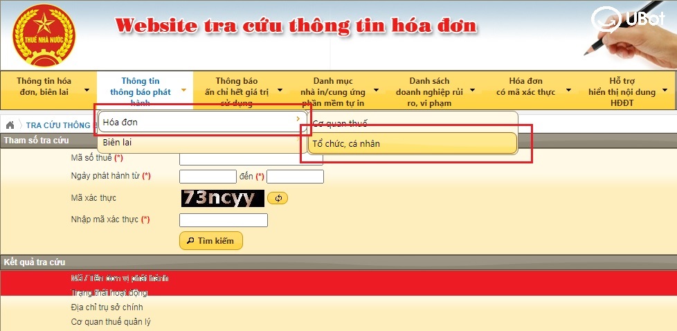 website tra cuu Tong cuc Thue